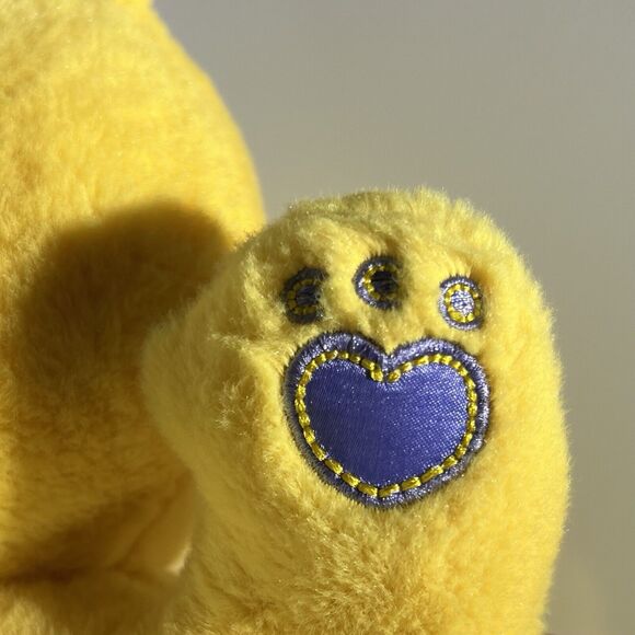 Build A Bear Workshop Yellow Kawaii Kabu Bearnice Kawaii 17" Plush Bear Pink Bow - Picture 4 of 6